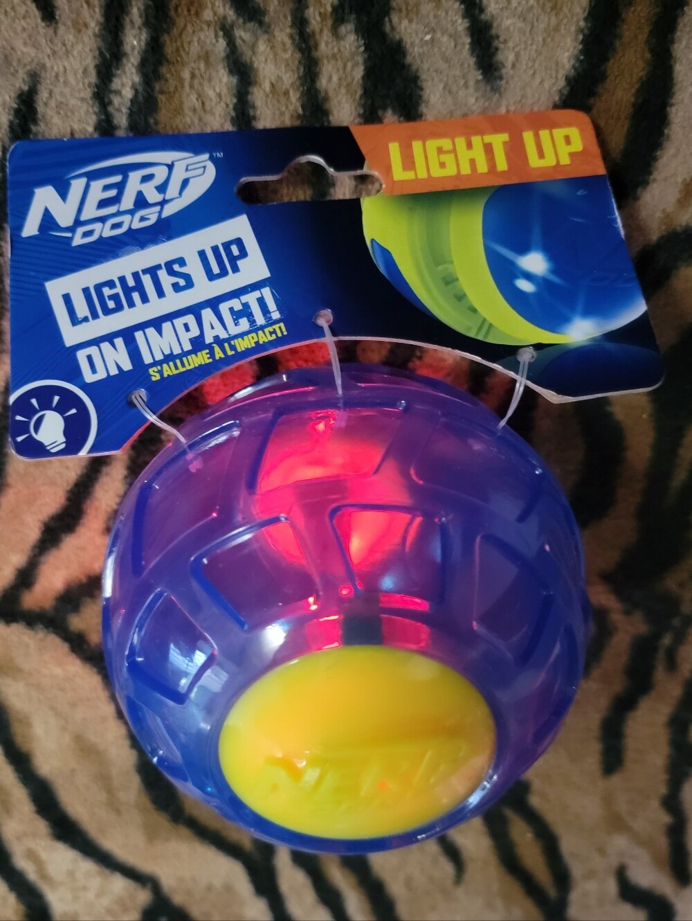 Nerf Dog Light Up Ball Sz Large Xlarge